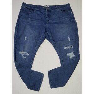 Levi's 310 Shaping Super Skinny Jeans Womens Plus Size 22W Blue Stretch Denim